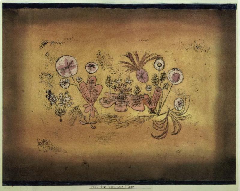 Paul Klee Medicinal flora China oil painting art